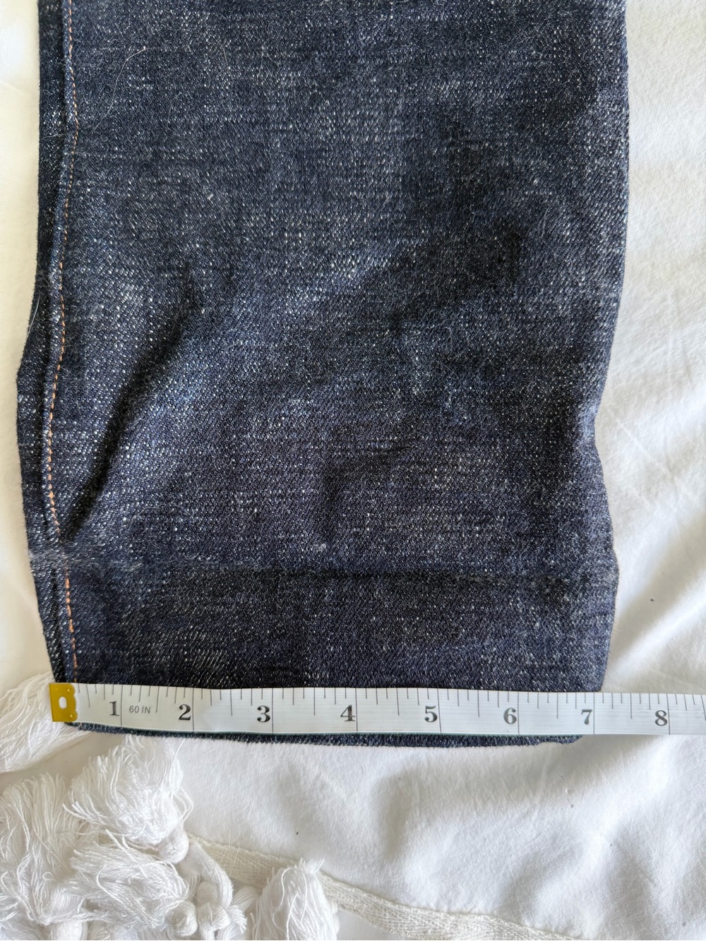 The Strike Gold SG7104 Super Slubby Series 17oz Slubby Selvedge Jeans - Picture 9 of 11